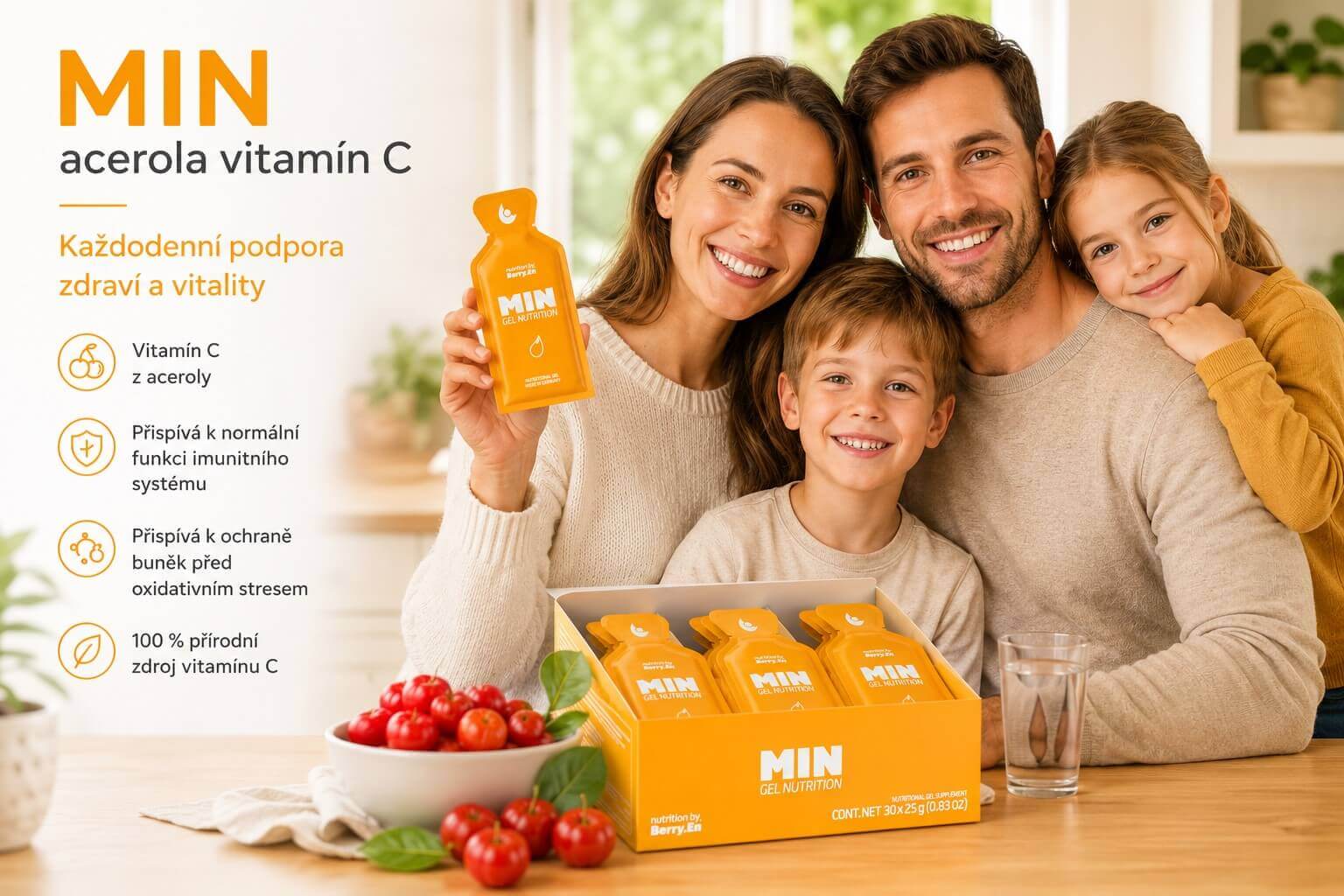 MIN acerola vitamín C
